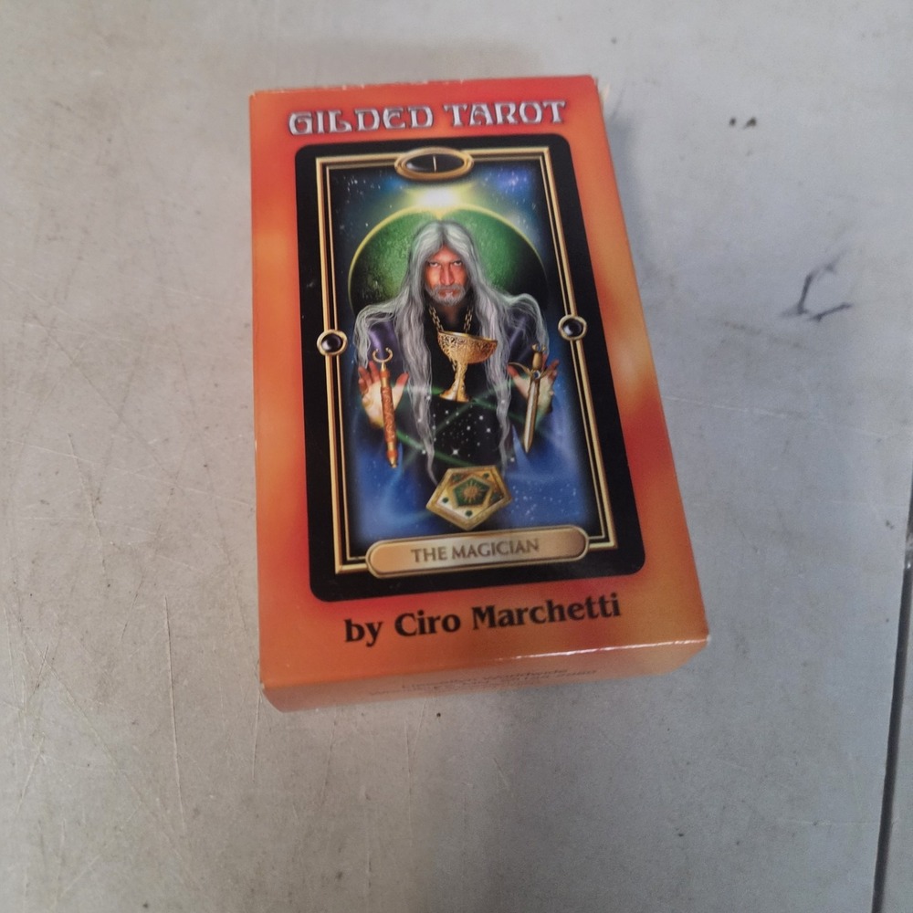 Gilded Tarot by Ciro Marchetti Tarot Deck Cards 2004 Llewellyn Worldwide